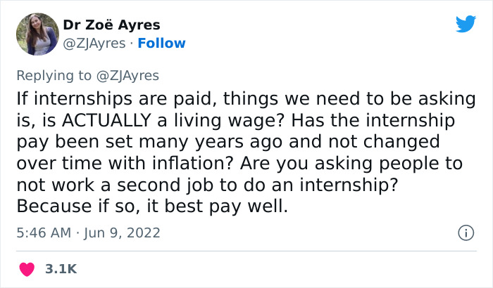 “A Hill I Will Die On”: Twitter User Speaks Out Against Unpaid Internships For Students, Sparks A Discussion Online “A Hill I Will Die On”: Twitter User Speaks Out Against Unpaid Internships For Students, Sparks A Discussion Online