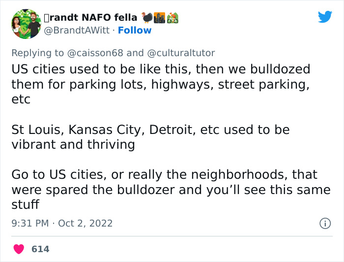 Twitter Account That Offers "A Beautiful Education" Explains Why Some Cities Feel More Alive Than Others Twitter Account That Offers "A Beautiful Education" Explains Why Some Cities Feel More Alive Than Others