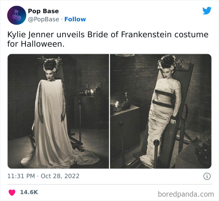 Kylie Jenner As The Bride Of Frankenstein