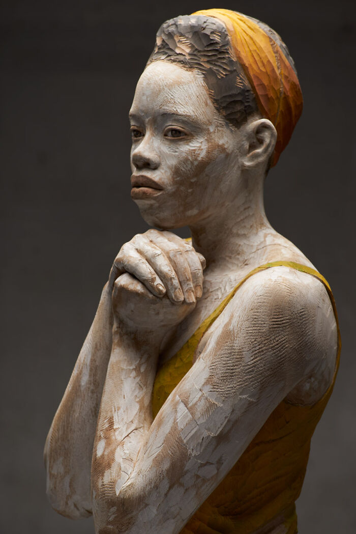 Bruno Walpoth, escultura de madera