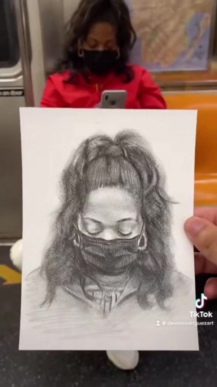 New York Artist Is Well-known For Drawing Unaware Subway Passengers and Then Posting Their Reaction Online (25 New Pics)