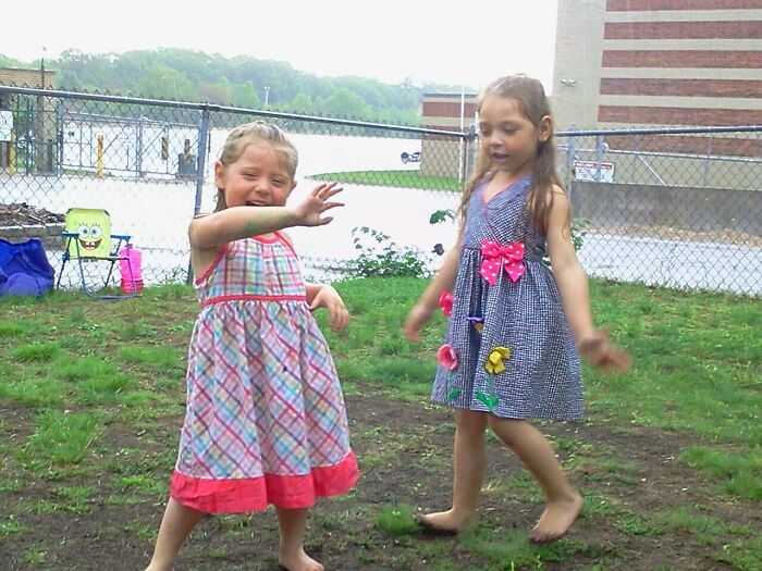My Daughter's Dancing In The 🌧️☔ (Age's 3&4)