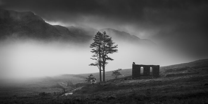 Black And White Highly Commended: Richard Franklin, 'The Prayer House'