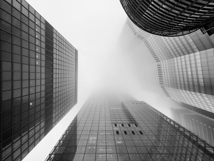 Black And White Commended: Eduard Anghel, 'Corner Office In The Sky'