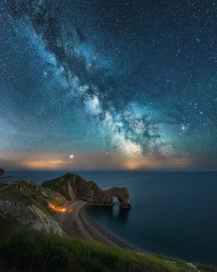 Landscapes At Night Runner Up: Jennifer Rogers, 'Milky Way And Airglow'