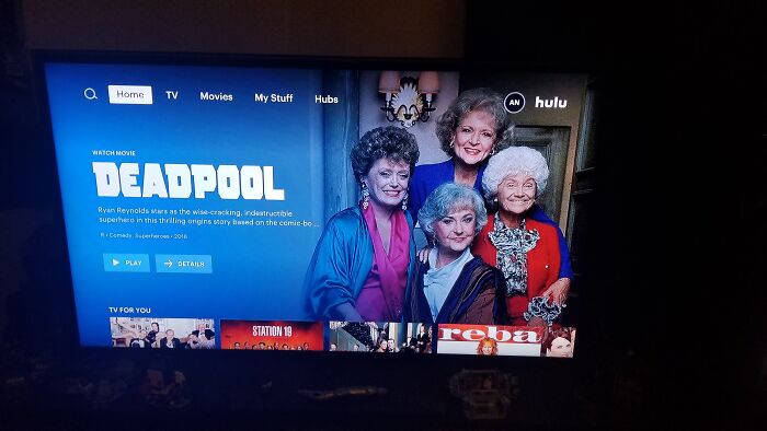 January 1st I Turn On Hulu And See This