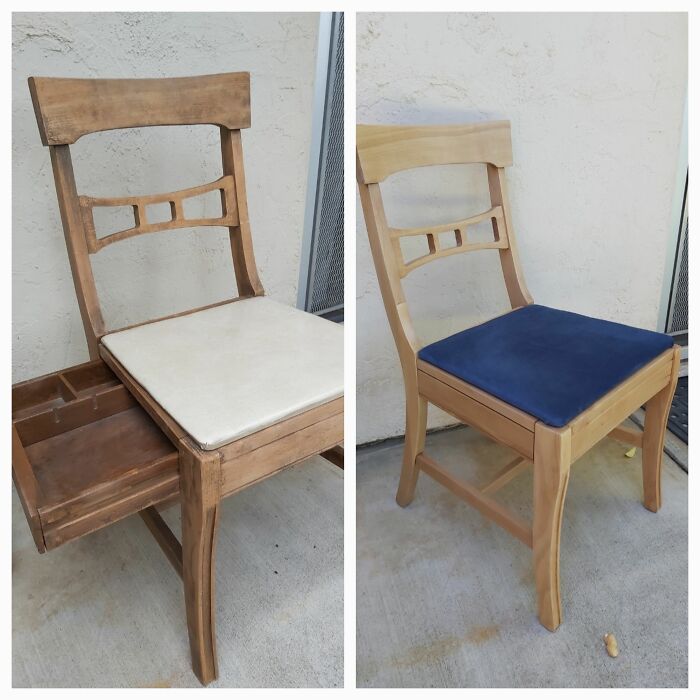 This Antique Sewing Chair I Refinished (First Piece Ever)