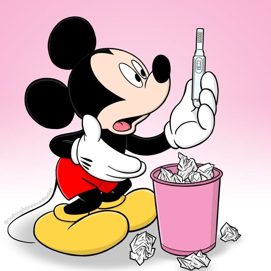 This Artist Continues To Ruin Our Childhoods, Revealing The Secret Lives Of Our Beloved Characters (40 New Pics)