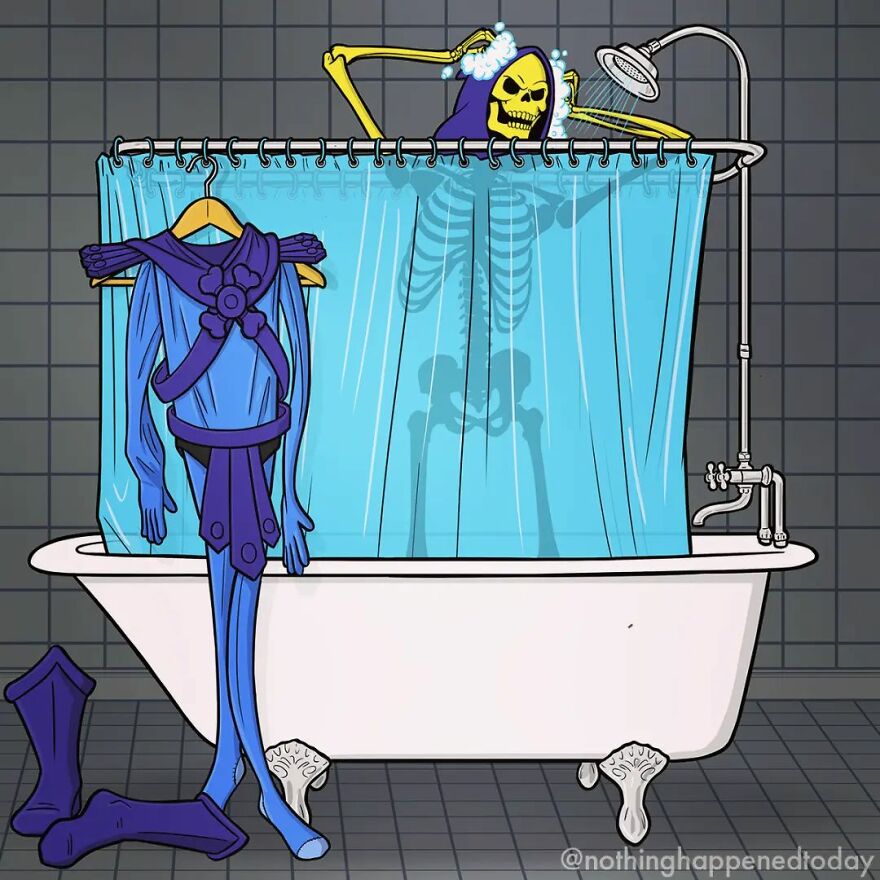 This Artist Continues To Ruin Our Childhoods, Revealing The Secret Lives Of Our Beloved Characters (40 New Pics)