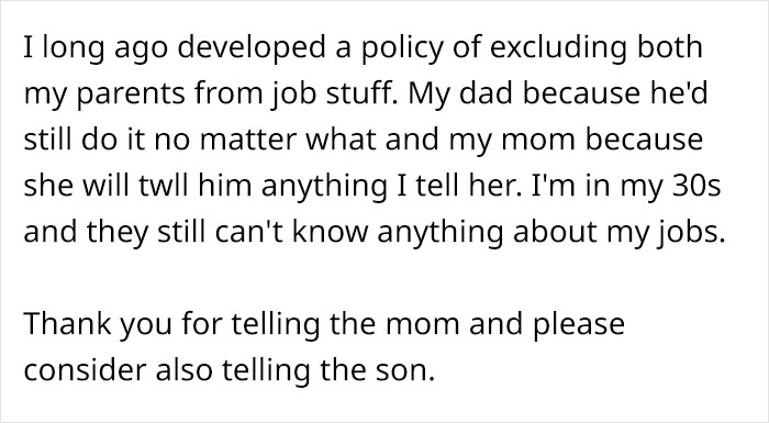 Controlling Mom Loses It When Her Adult Son Doesn’t Get The Job After She Crashed The Interview