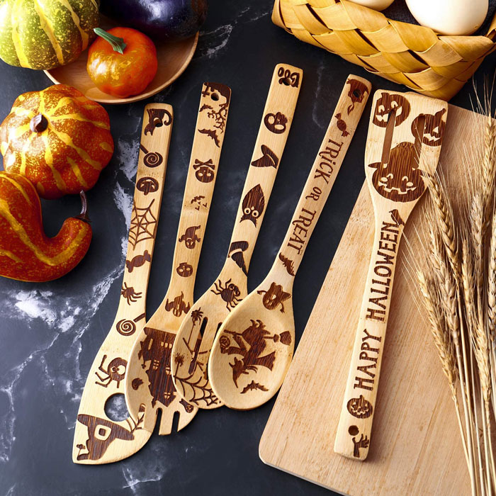Spooky Wooden Spoons