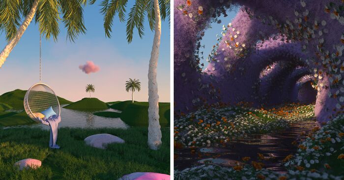 I Made Another 20 Soothing And Dreamlike 3D Landscapes, And Here’s The Result (New Pics)