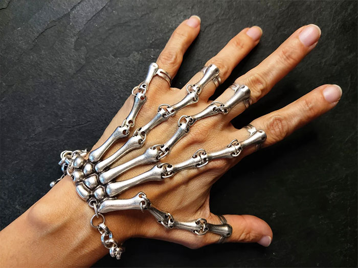 Gothic Skeleton Bracelet