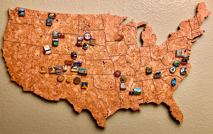National Park Pin Collection