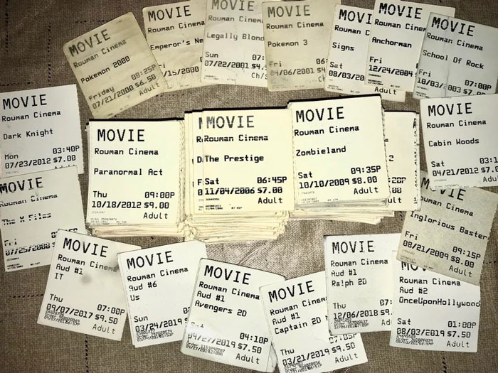 Movie Ticket Collection