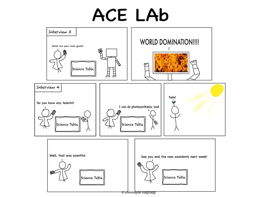 I Made A Series Of Comics About The Misadventures A Scientist Has At Their Lab (8 Comics)