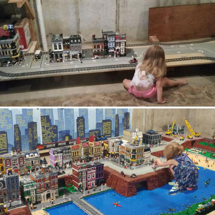 As She's Gotten Bigger, So Has Her/Our City (About 2 Years Apart)