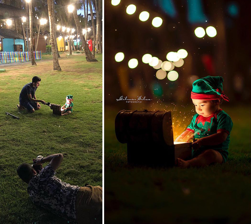 Photographer Continues To Show The Backstage Of His Work Proving That In Simple Places You Can Make Great Photos