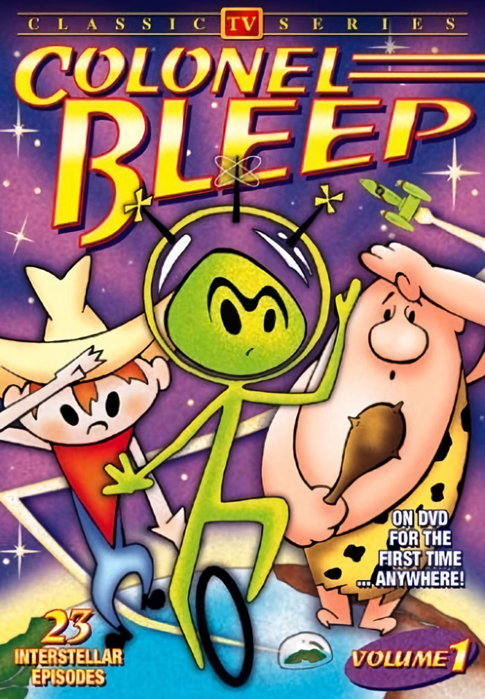 Poster for Colonel Bleep cartoon