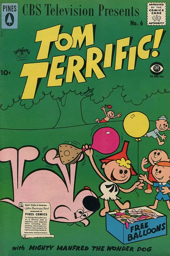 Poster for Tom Terrific cartoon