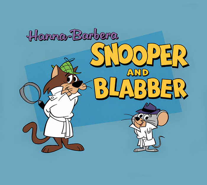 Poster for Snooper and Blabber cartoon