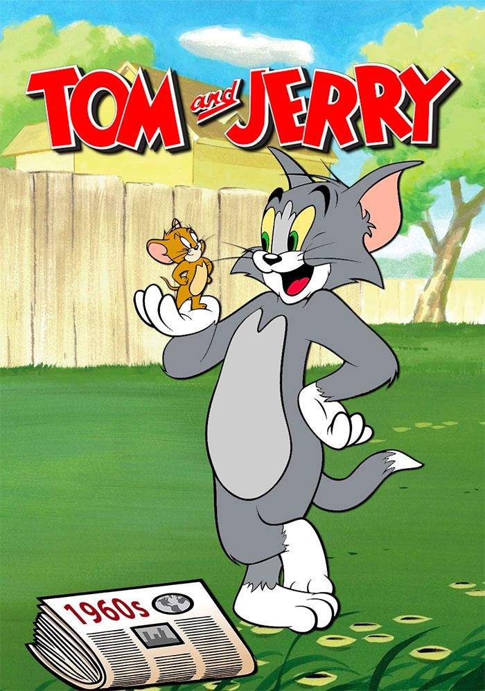 Poster for Tom and Jerry cartoon