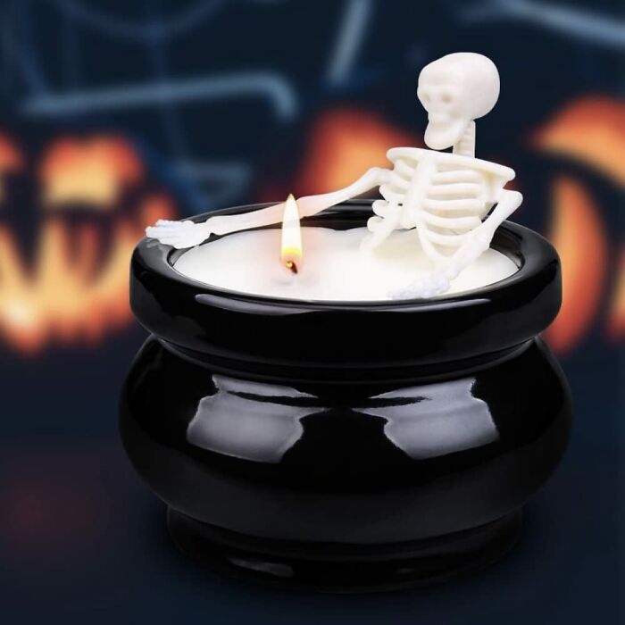 Skeleton Candle