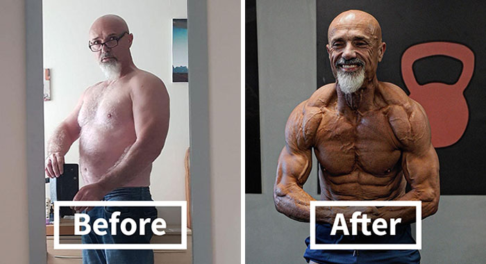By Changing His Lifestyle And Eating Habits At Age 60, Steve Ramsden Has Successfully Lost Over 60 Lbs And Now Has A Body Of A Bodybuilder