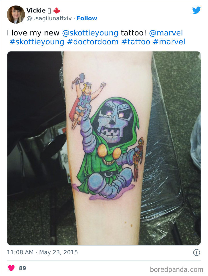 Dr. Doom Tattoo