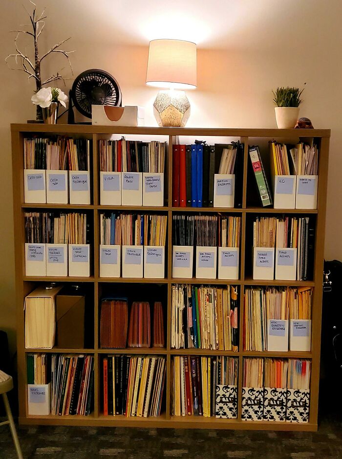 I'm Not Sure If It Fits The Standard Here, Because You Guys All Have Amazing Organizational Skills! But I Finally Organized My Sheet Music Library And It Feels So Good!