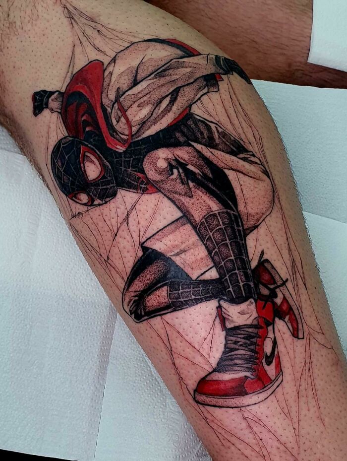 Miles Morales Tattoo