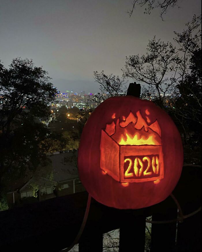 Carved A Fitting Pumpkin To Get In The Mood This Year