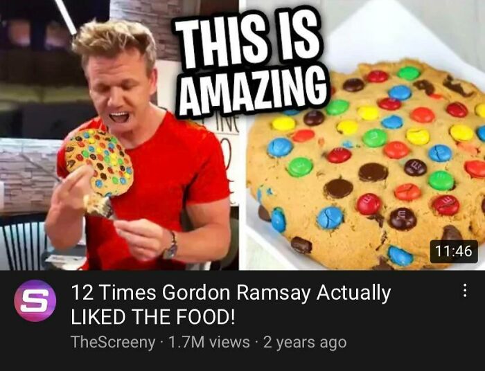 Wow Gordon That Cookie Must’ve Been Delicious