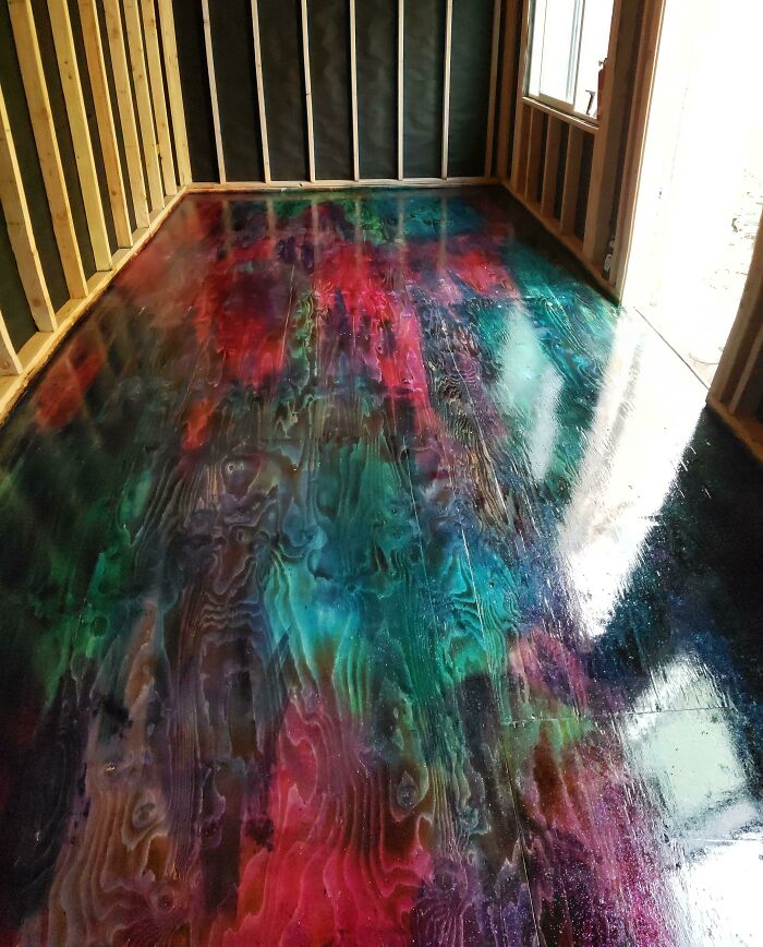 My New Studio Floor