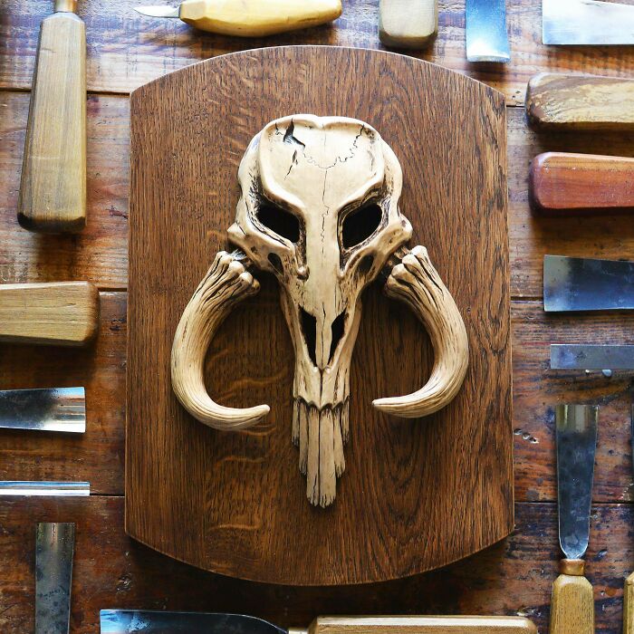 Mythosaurs. Wood Carving. Linden Wood