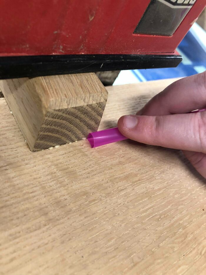 Learned A New Trick For Glue Squeeze Out To Save Work Later