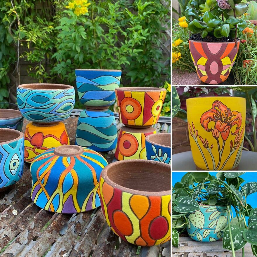 Ceramic Planters I Made 