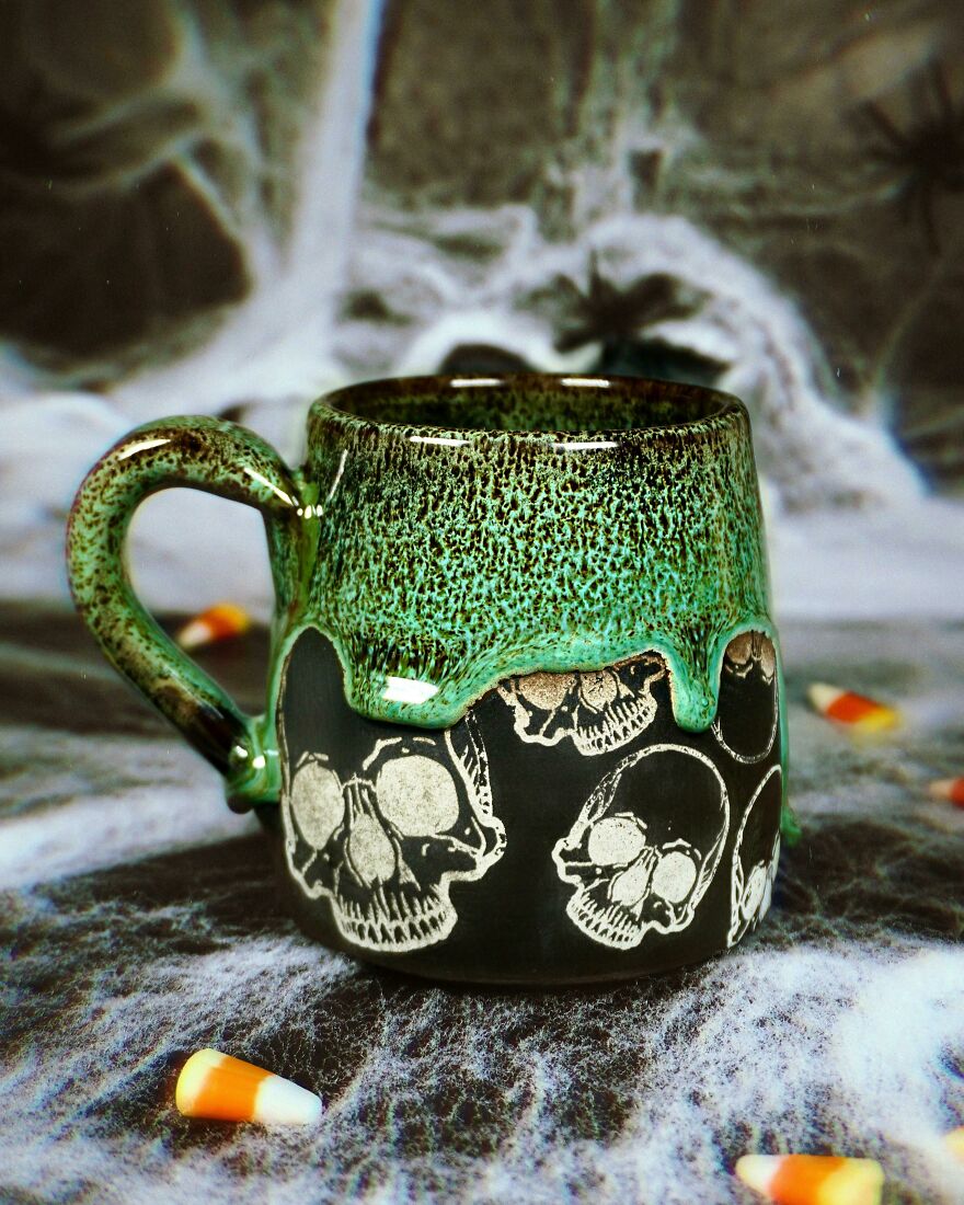 Love Making Spooky-Themed Mugs A Little Too Much