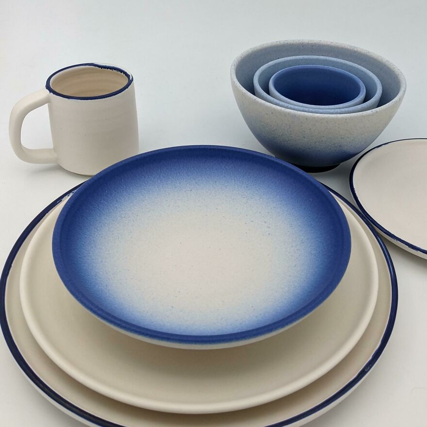 Assignment: Blue Dinnerware, But Not Too Blue