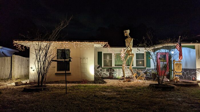 The Neighbors Asked When The Halloween Decorations Were Going To Come Down. "These Are Everyday Decorations."