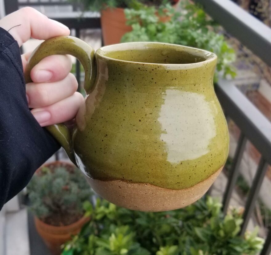 I Am A Hobby Potter And Have Been Throwing 1x/Week For About 4 Months. This Is My First Mug That I'm Really, Truly Happy With. ❤