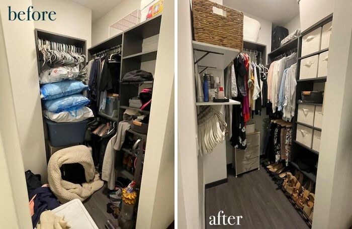 I Helped My Sister Organize Her Closet!