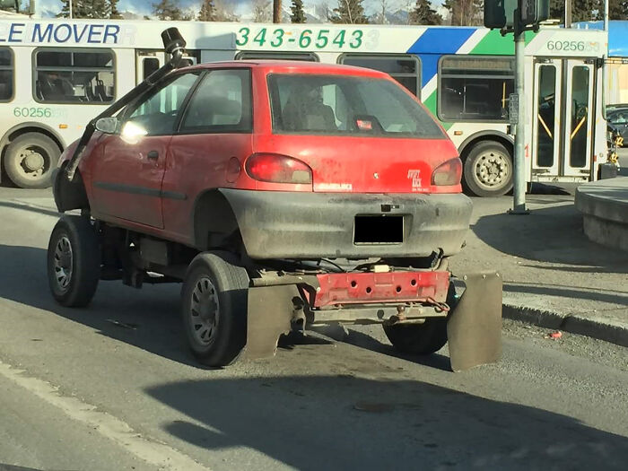 If You're Familiar With Alaskan Car Mods, You've Probably Seen This Geo Metro