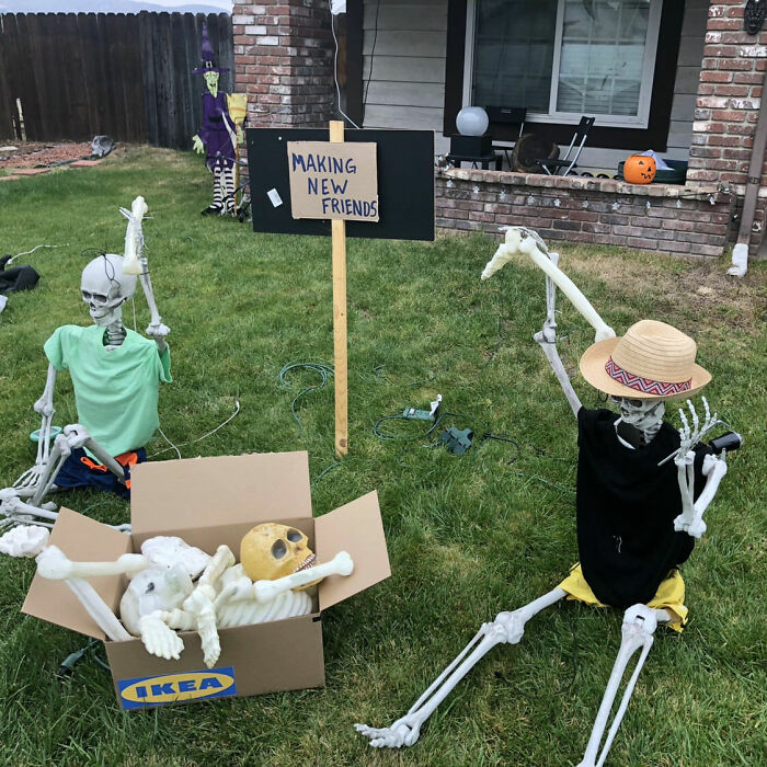 I Move My Skeletons Around Each Week. This Week They Are
