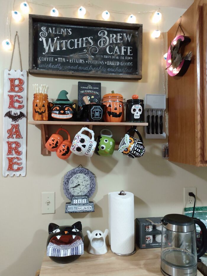 My Halloween Coffee Station