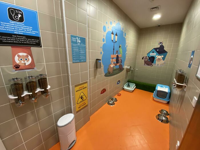 Istanbul Airport Has A Bathroom Just For Pets