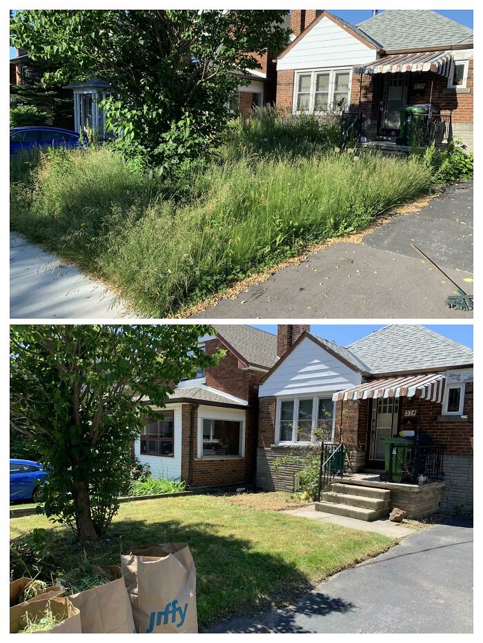 Before/After Of A Property I Cleaned Up
