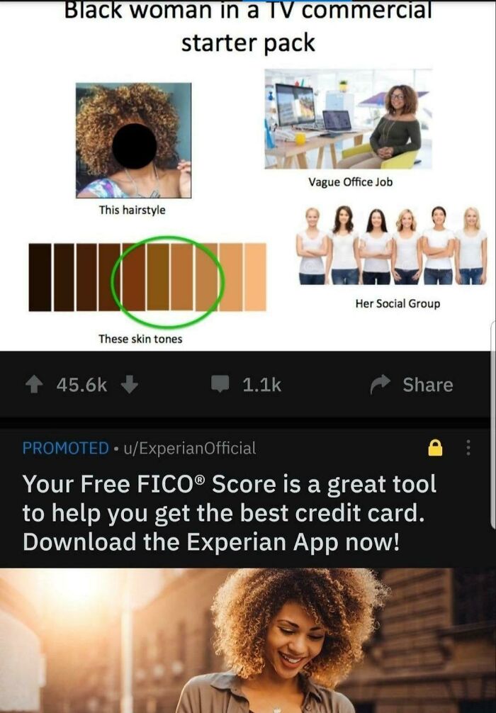 This Reddit Feed Ad Post Following A Starter Pack Post Post
