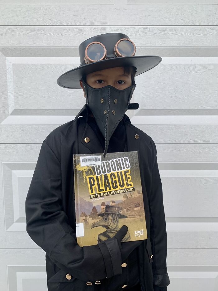 So My Son Chose This Costume For His First In-School Pandemic Halloween