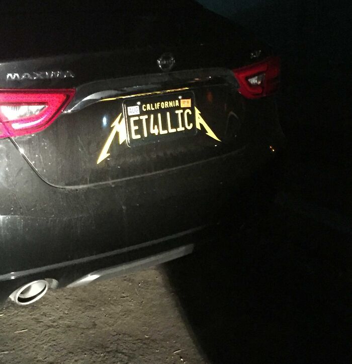Do License Plates Get Any More Metal?